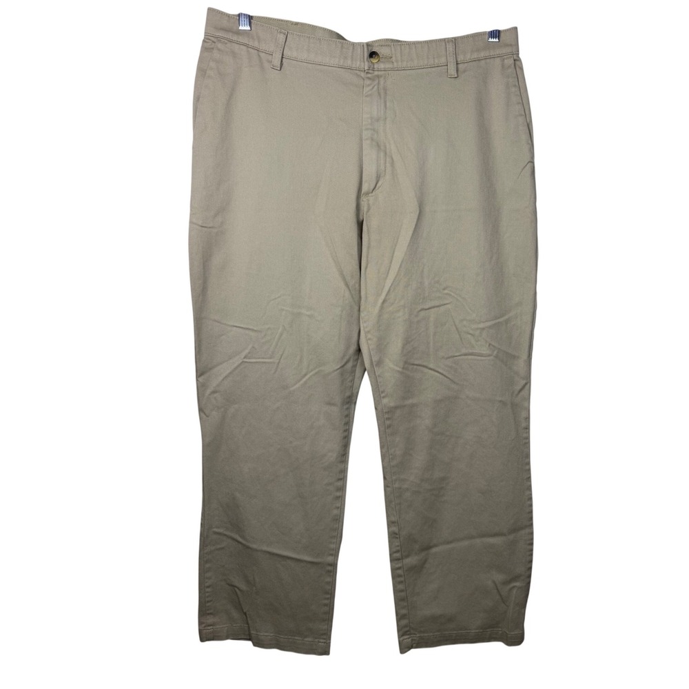 Wrangler Chino Pants Mens 36x30 Khaki Comfort Solutions Series 67CS4KH Tan